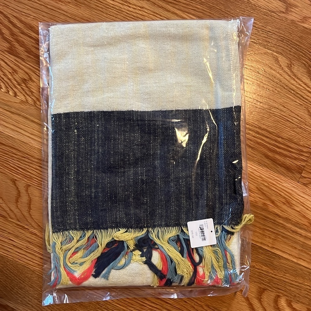 Anthropologie Brushed Colorblock Throw NWT - Picture 8 of 12